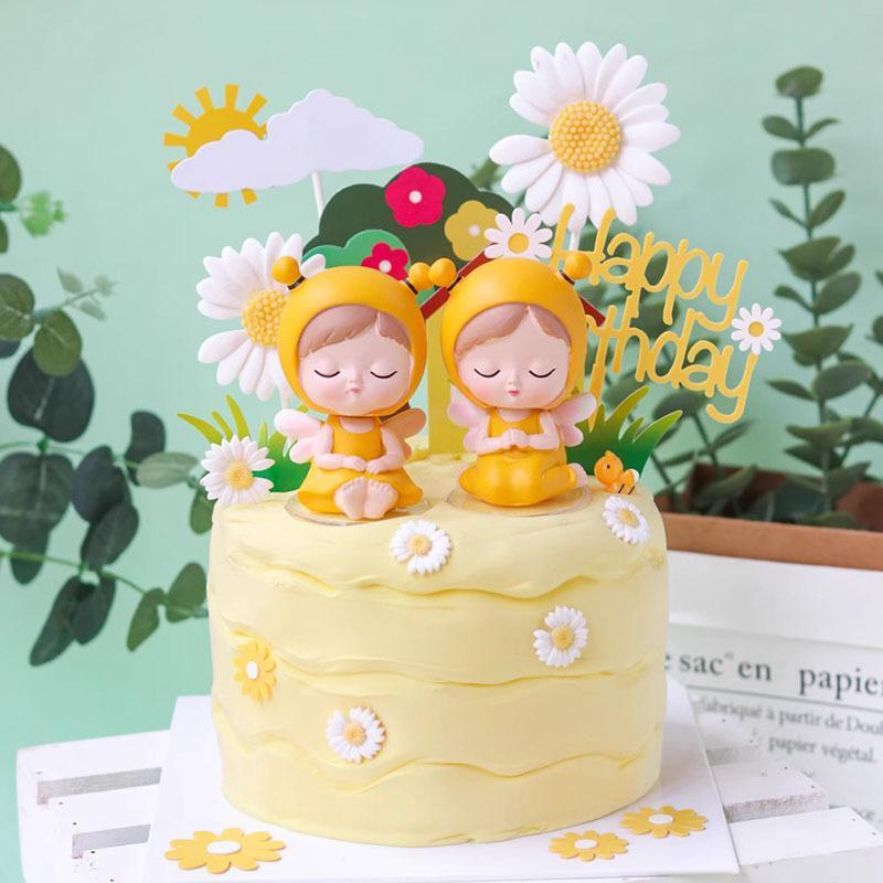 Jual TOPPER KUE BUNGA DAISY MATAHARI ISI 5 / TOPPER CAKE BUNGA DAISY ...