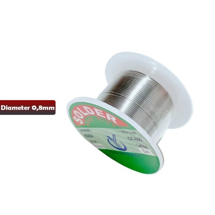Jual Timah Solder Wire 63/37 2% Flux Reel Tube Tin Lead Rosin 10M ...