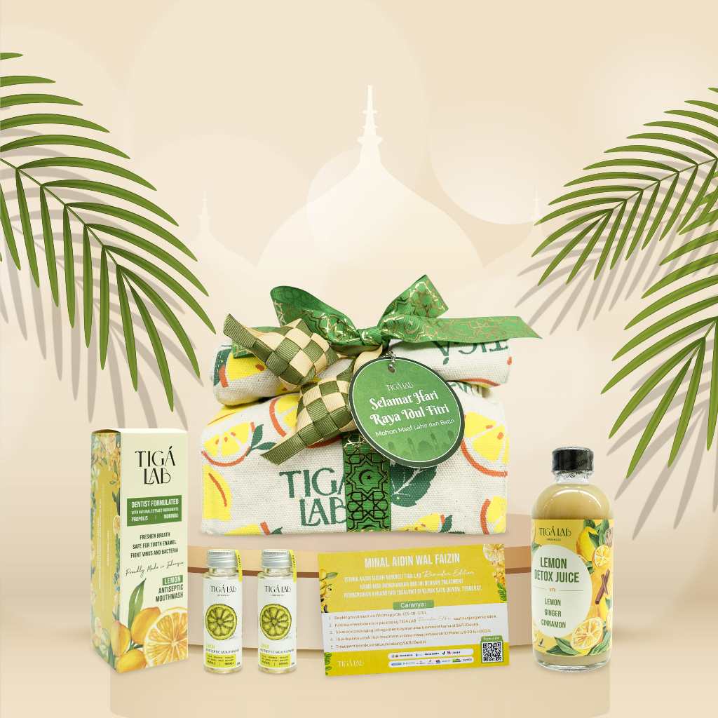 Jual TIGA LAB Ramadan Hampers Gratis Scaling/Pembersihan Karang Gigi Setiap Pembelian Hampers
