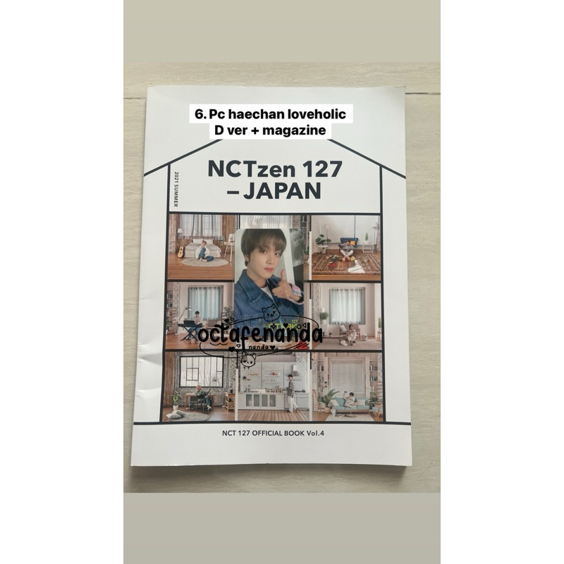 Jual PC PHOTOCARD HAECHAN NCT DREAM 127 THE DREAM LOVEHOLIC B1 B2