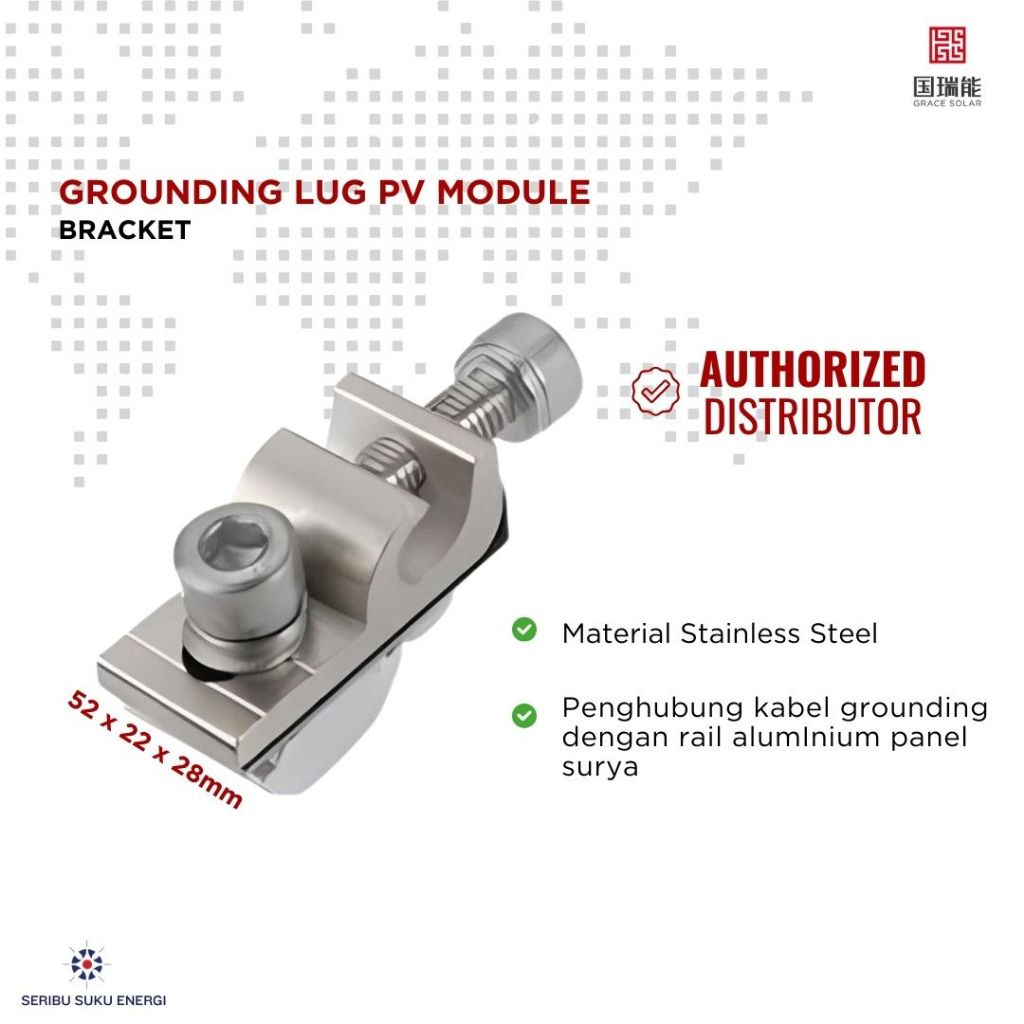 Jual Grounding Lug PV Module | Shopee Indonesia