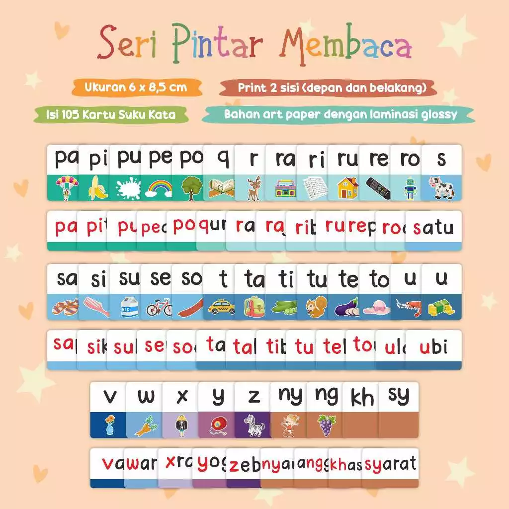 Flash Card Pintar Membaca - 7