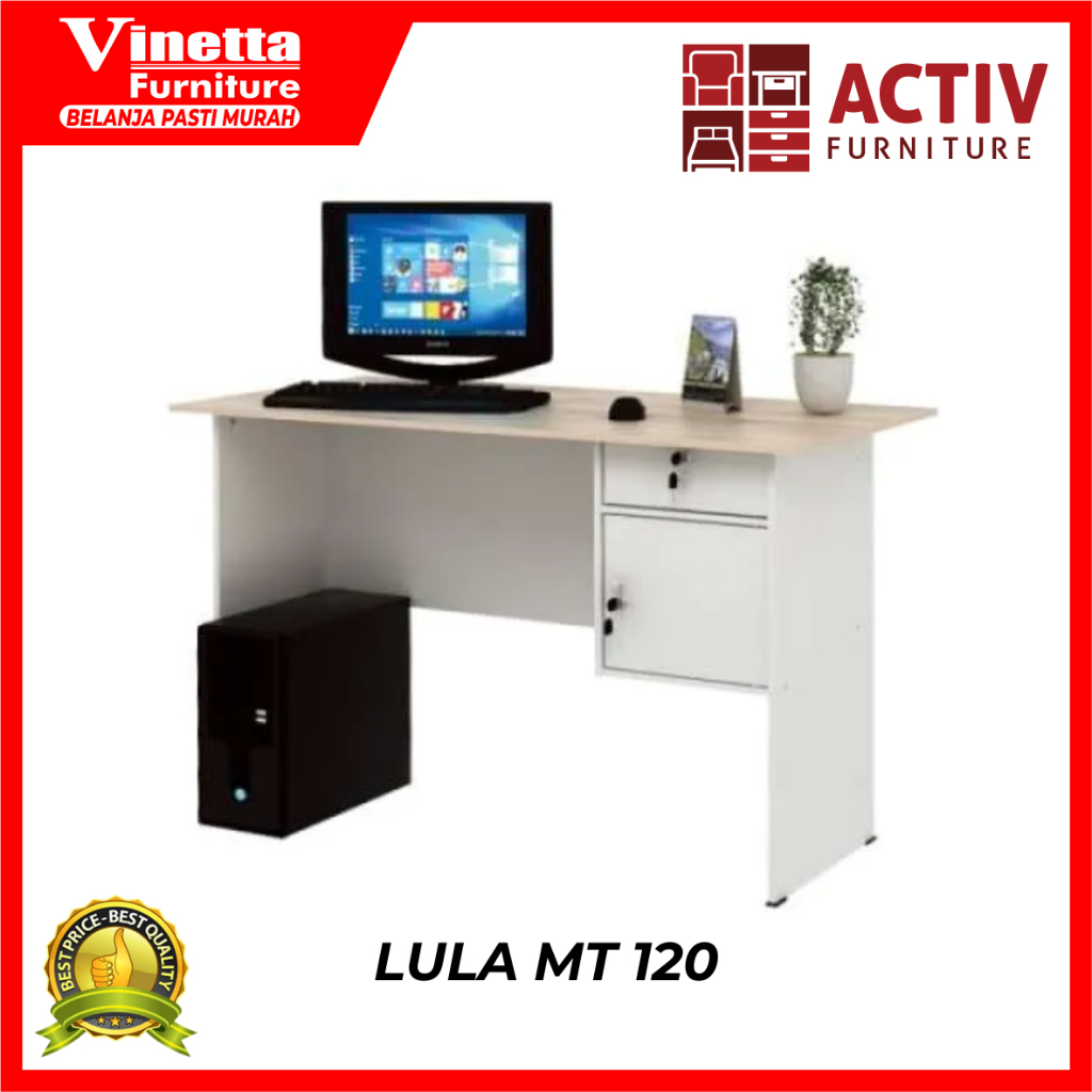 Jual Activ Meja Kantor Minimalis / Meja Kerja / Meja Belajar - LULA MT ...