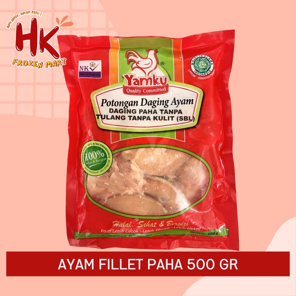 Jual Ayam Fillet Dada And Paha 500gr Yamku My Chicken Daging Tanpa