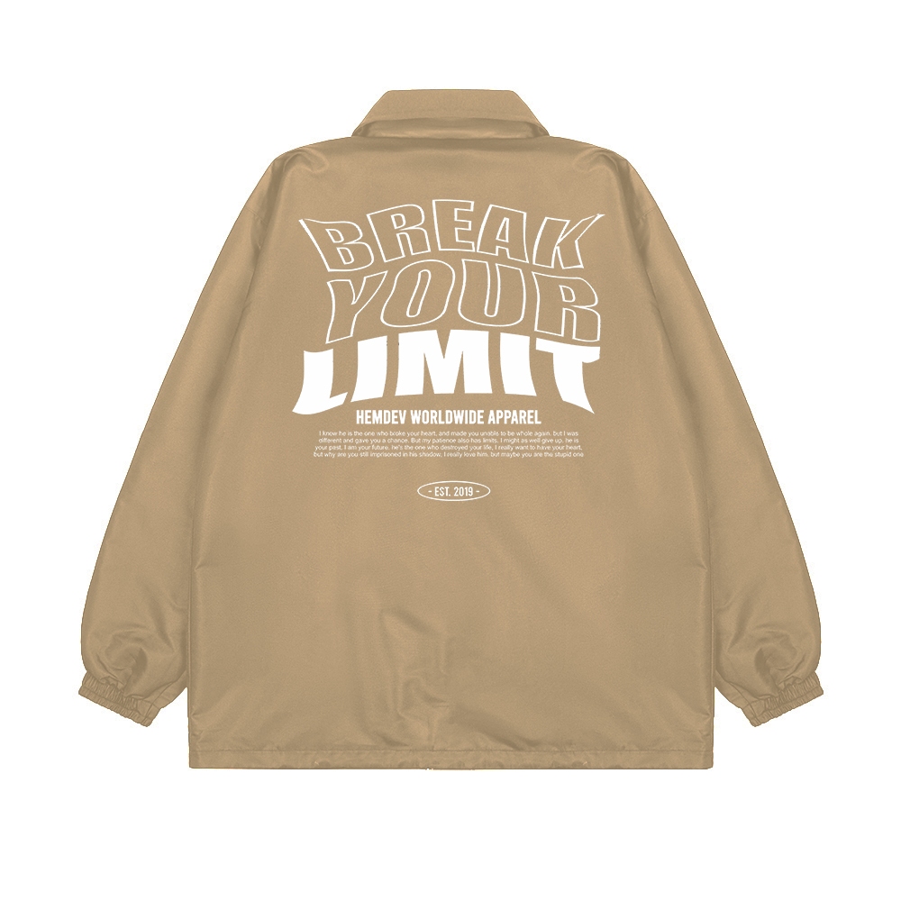 Jual Hemdev Coach Jacket Youth Cream | Shopee Indonesia