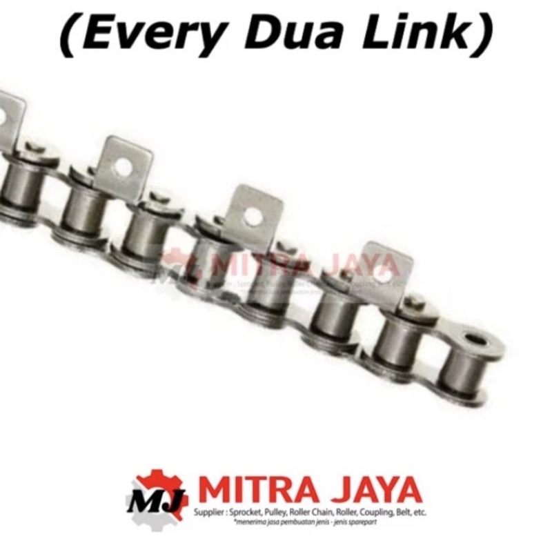 Jual RANTAI RS 40 A1 2L SINGLE BESI ROLLER CHAIN KUPING SEBELAH ...