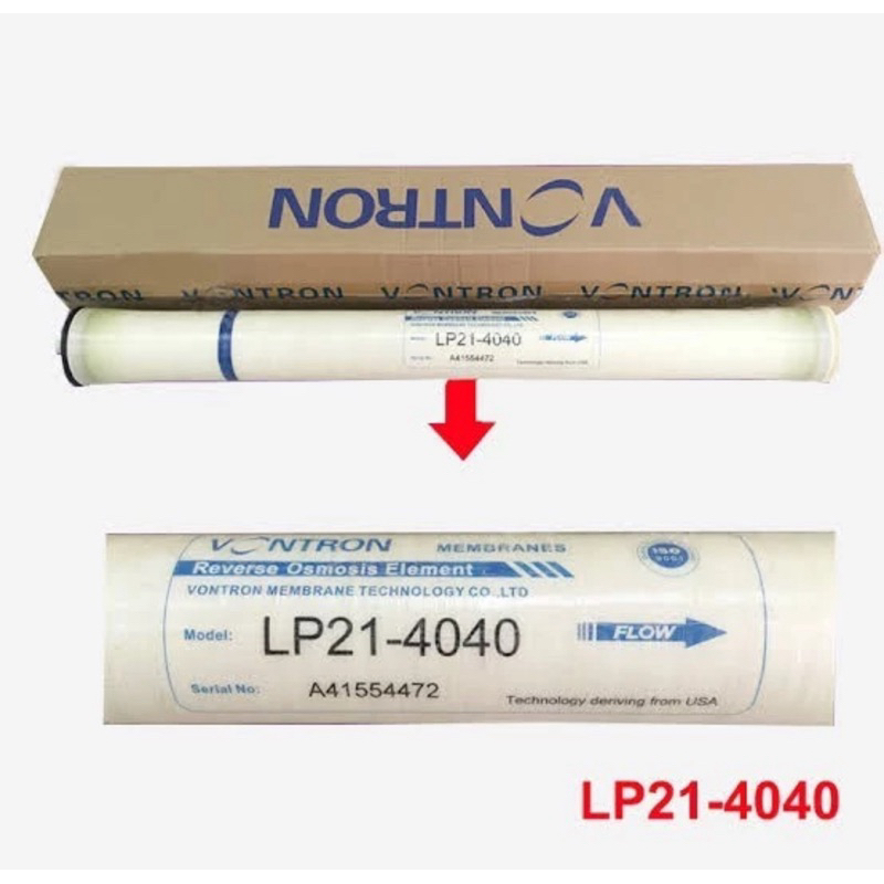 Jual Membrane RO 2000 GPD VONTRON LP21-4040 Brackish Water Membran ...
