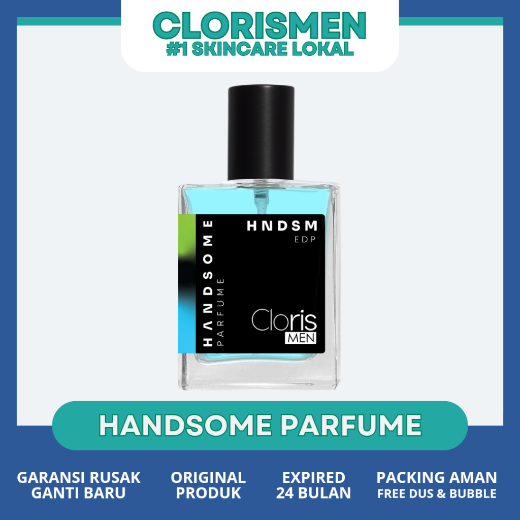 Jual CLORISMEN CLORIS MEN Handsome Parfume EAU DE PARFUME 100% Original ...