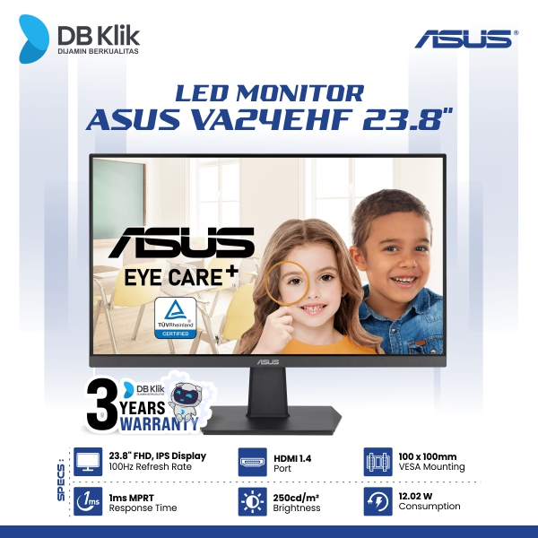 Jual Led Monitor Asus Va Ehf Ips Hz Full Hd Hdmi Va Ehf Shopee Indonesia