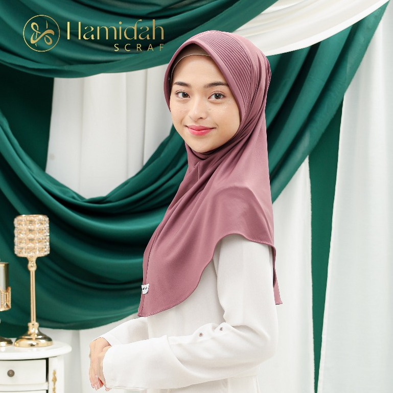 Hamidah- Bergo Hamidah Size M PAD BESAR