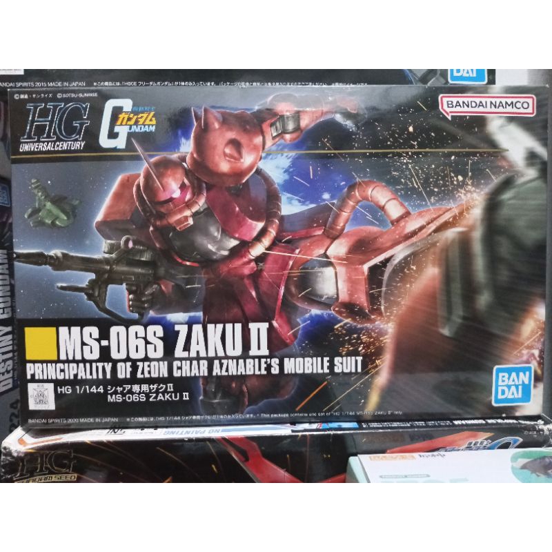 Jual HGUC Zaku II revive Char Aznable 1/144 Bandai | Shopee Indonesia