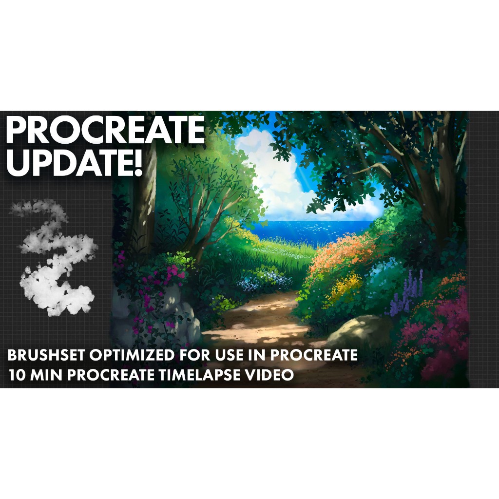 Jual Procreate Brush - Ghibli Inspired Brushes untuk Procreate | Shopee ...