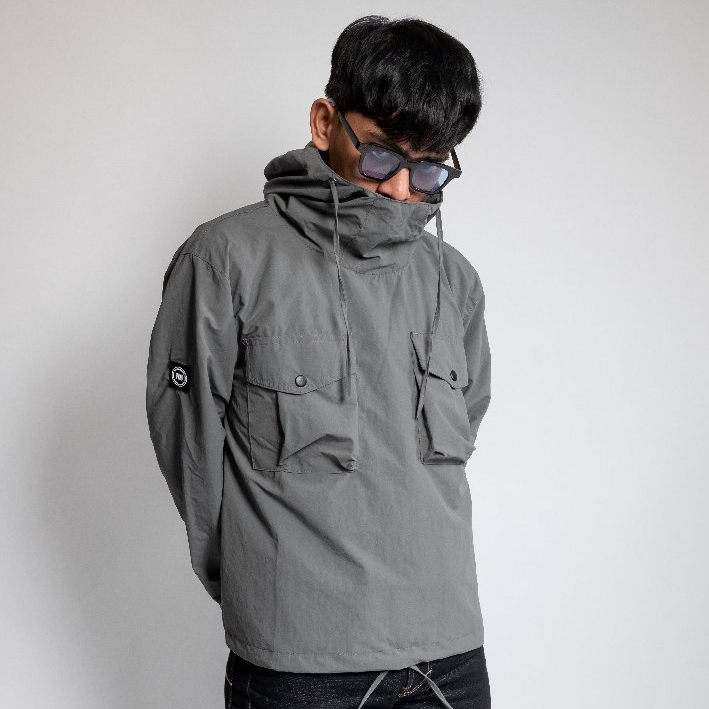 Jual Outwear Jacket - Smock Rocket Grey | Shopee Indonesia