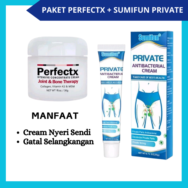 Jual Paket Krim PERFECTX & SUMIFUN Private Antibacterial Cream Obat ...