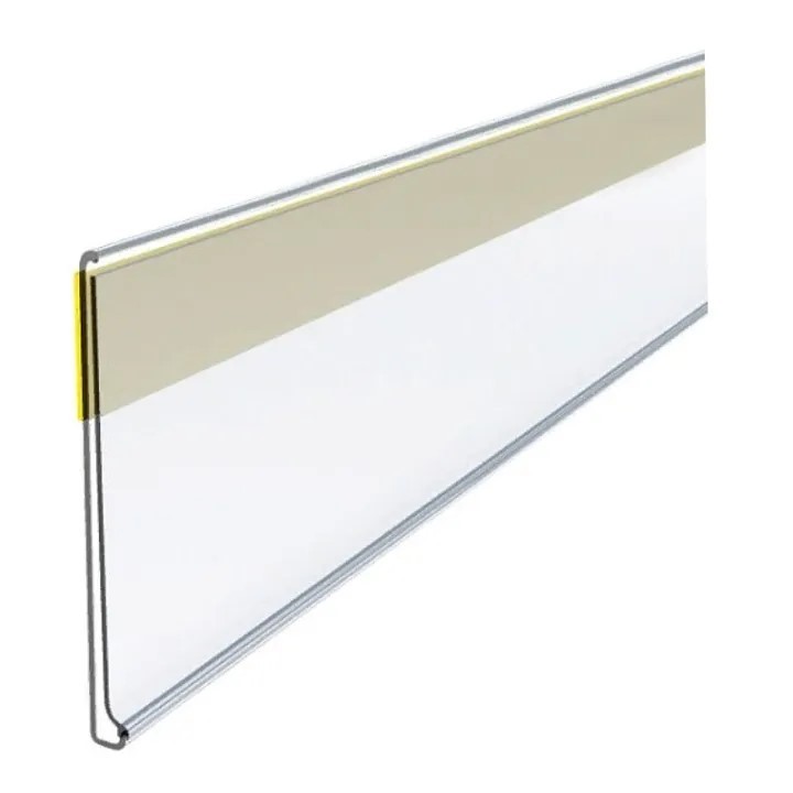 Jual Strip label harga transparant PVC Shelf label holder display label ...