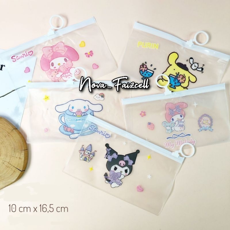 Jual Dompet plastik Pouch Sanrio Medium Serbaguna Melody Morol Purin ...