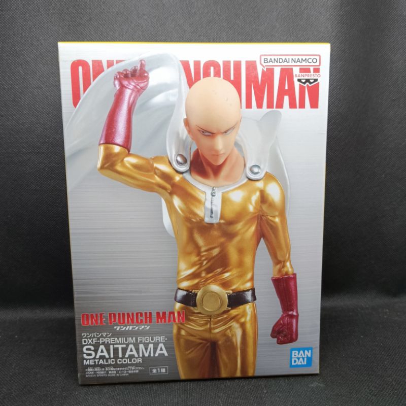 Jual Figure One Punch Man DXF Premium Figure Saitama Metalic color ...