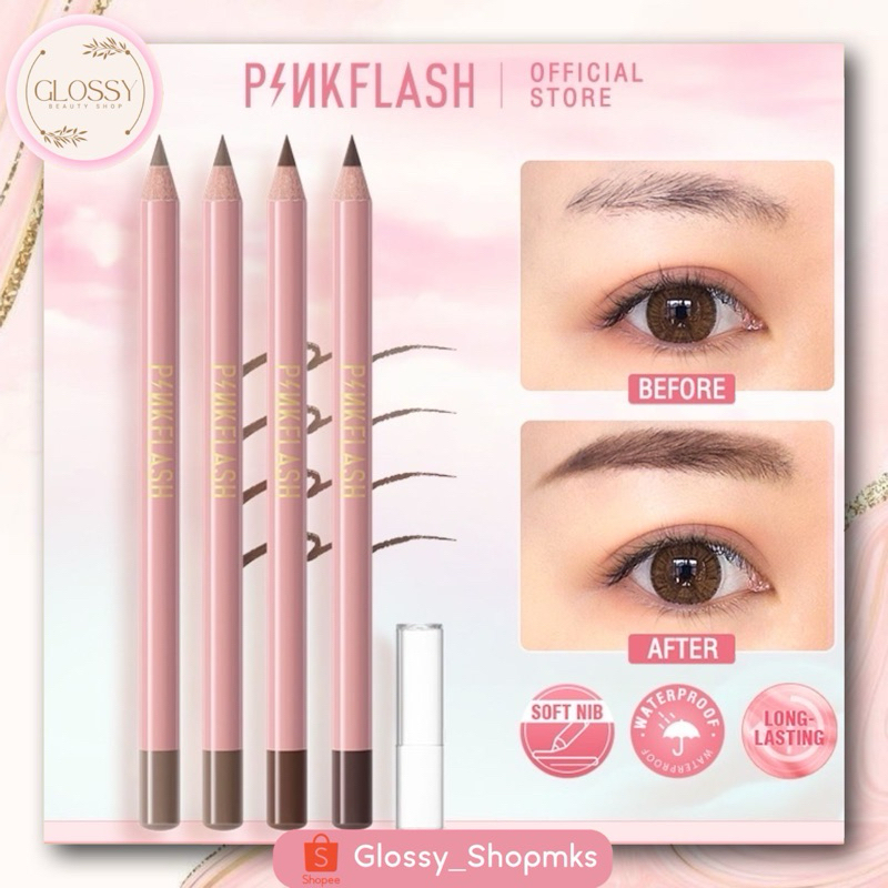 Jual PINKFLASH Waterproof Easy Eyebrow Pencil - Pensil Alis - Pink ...