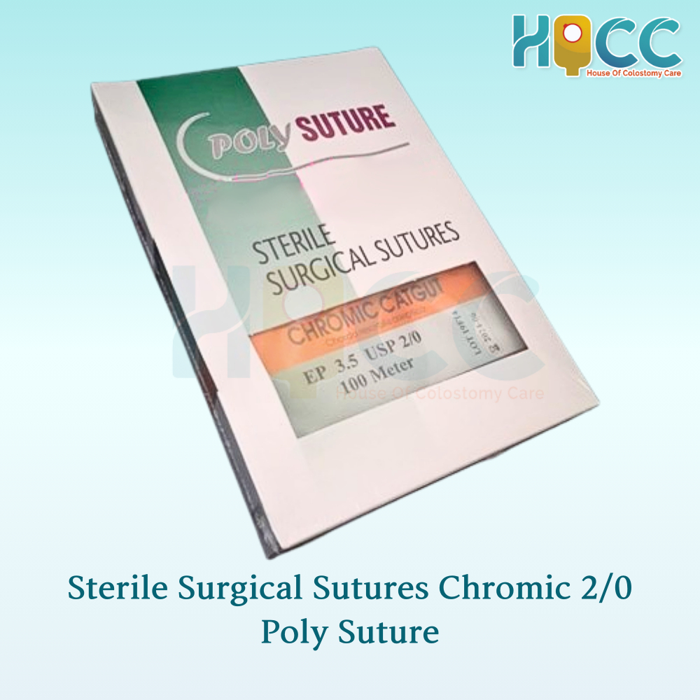 Jual STERILE SURGICAL SUTURE CATGUT CHROMIC 2/0 - POLYSUTURE 100 METER ...