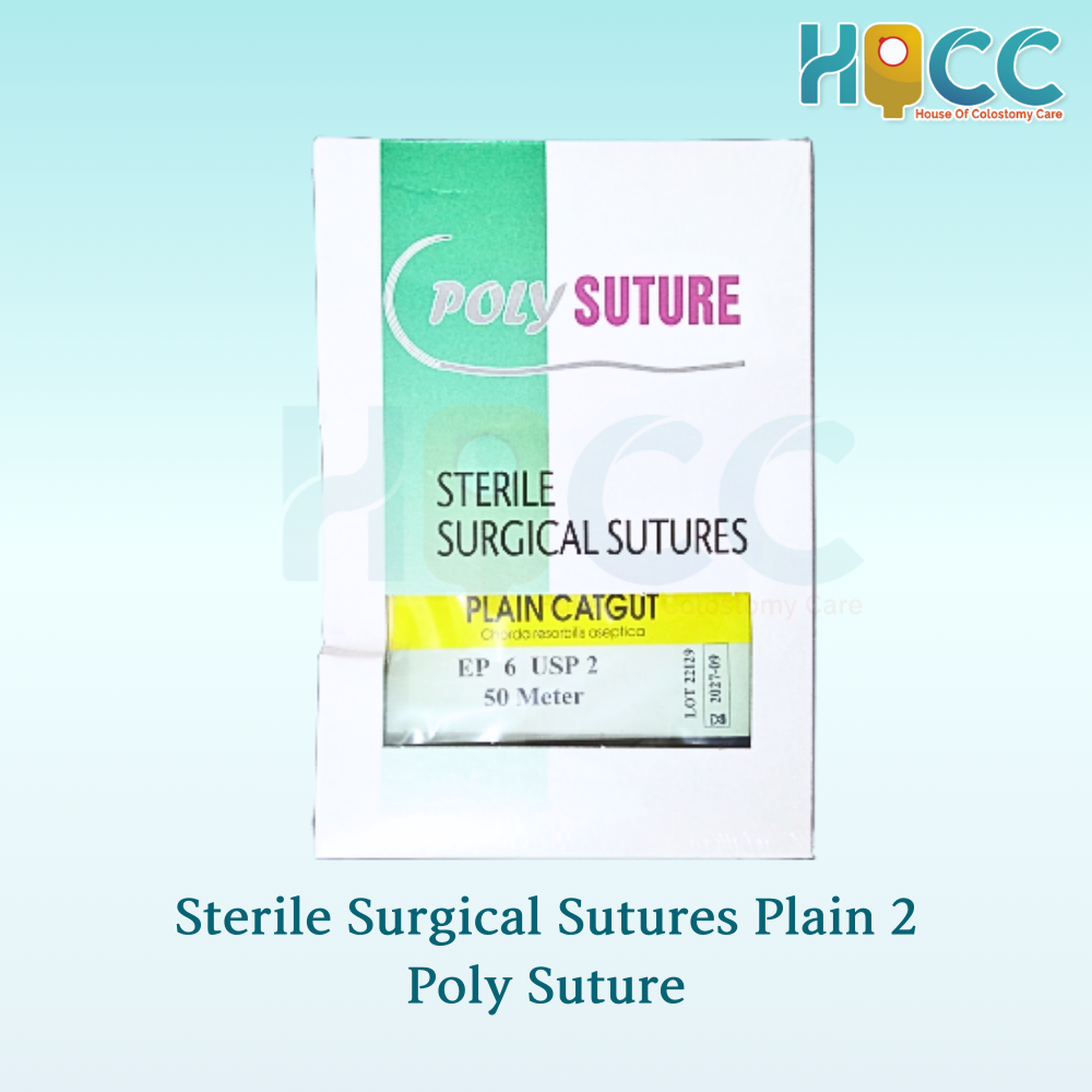 Jual STERILE SURGICAL SUTURE CATGUT PLAIN 2 POLYSUTURE 50 METER ...