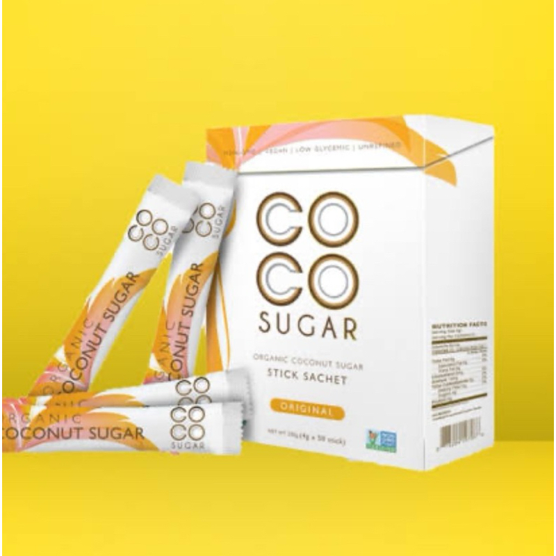 Jual Coco Sugar Organic Coconut Sugar 50 Stick | Shopee Indonesia