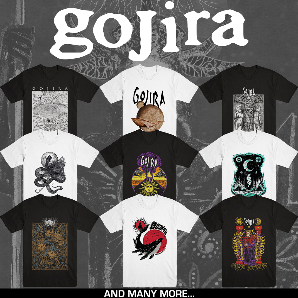 Jual GOJIRA | T-SHIRT BAND | GROOVE METAL | MERCHANDISE | Shopee Indonesia