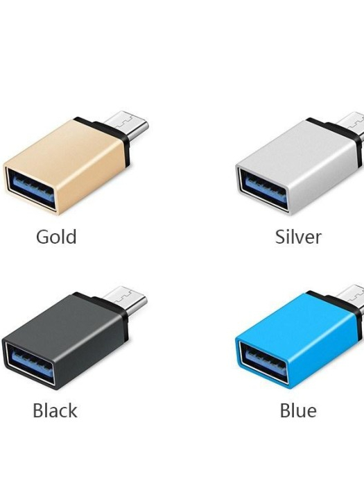 Jual OTG USB type C / tipe-c connector to Normal USB port - Converter ...