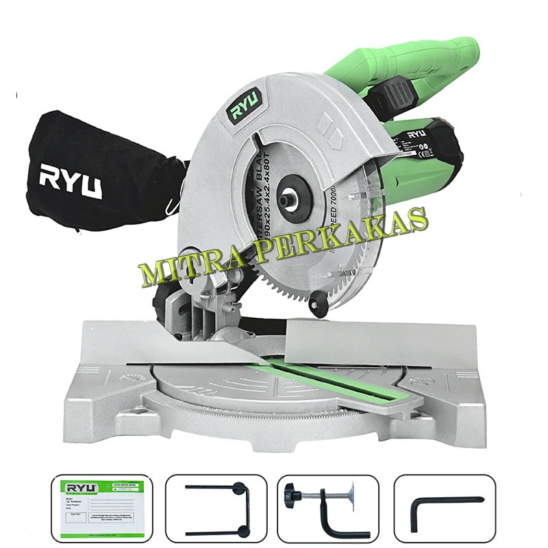 Jual Miter saw RYU RMS180 7