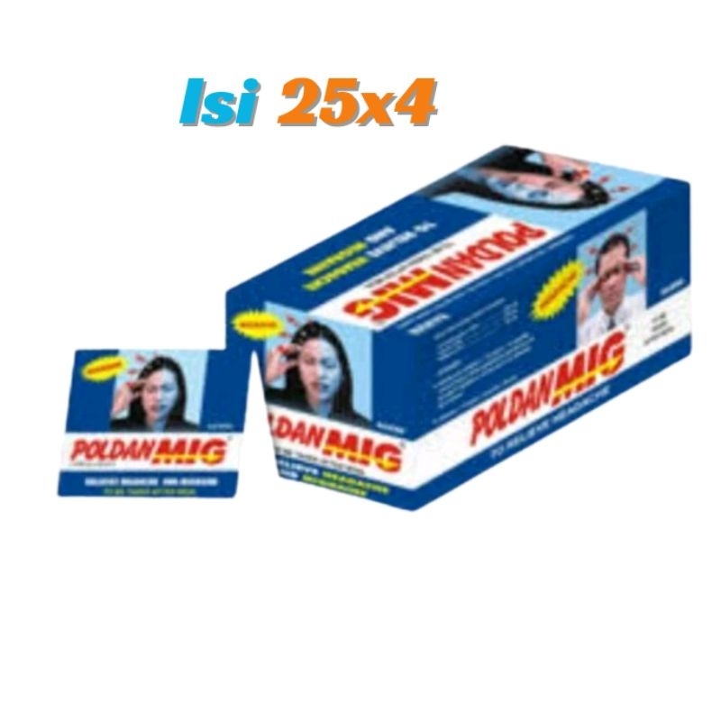 Jual poldanmig / poldan mig paracetamol obat sakit kepala migraine ...