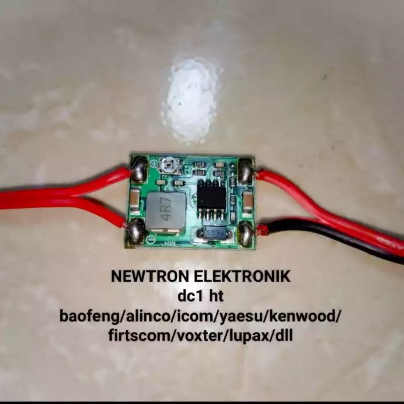 Jual MODUL KIT DC 1 MINI UNTUK HT BAOFENG WEIERWEI VEV LUPAX YAESU dll ...
