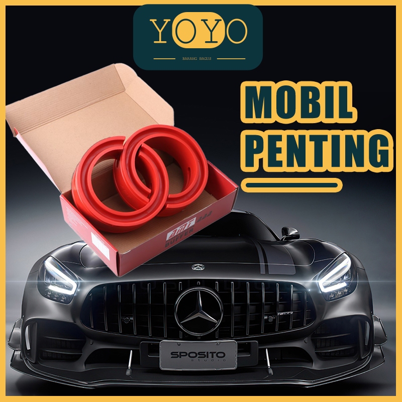 Jual 【2PCS】Spring Buffer Mobil Bemper Shock Absorber Auto Universal ...