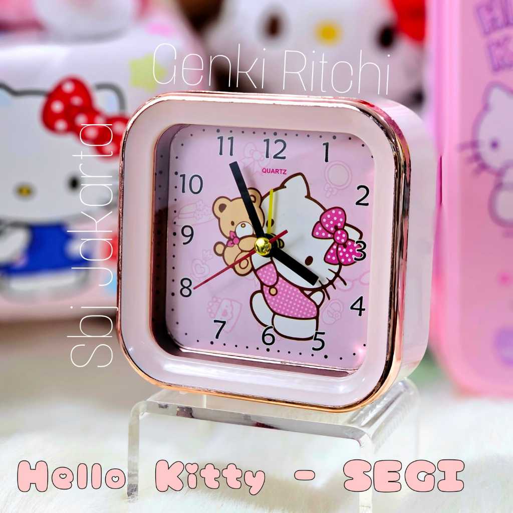 Jual Jam Weker jam meja karakter sanrio kuromi my melody cinnamoroll ...