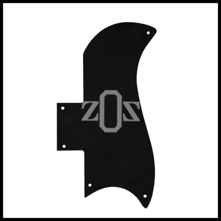Jual Pickguard Gibson SG Std Half Face Black 3Ply | Shopee Indonesia