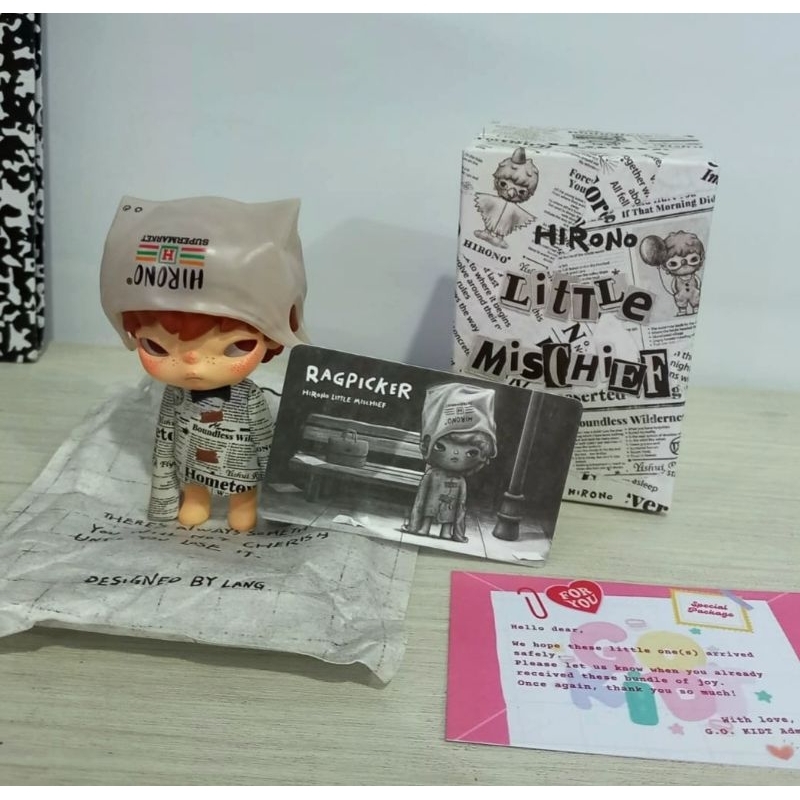 Jual Hirono Little Mischief RAGPICKER & reshape FADING pop mart popmart ...