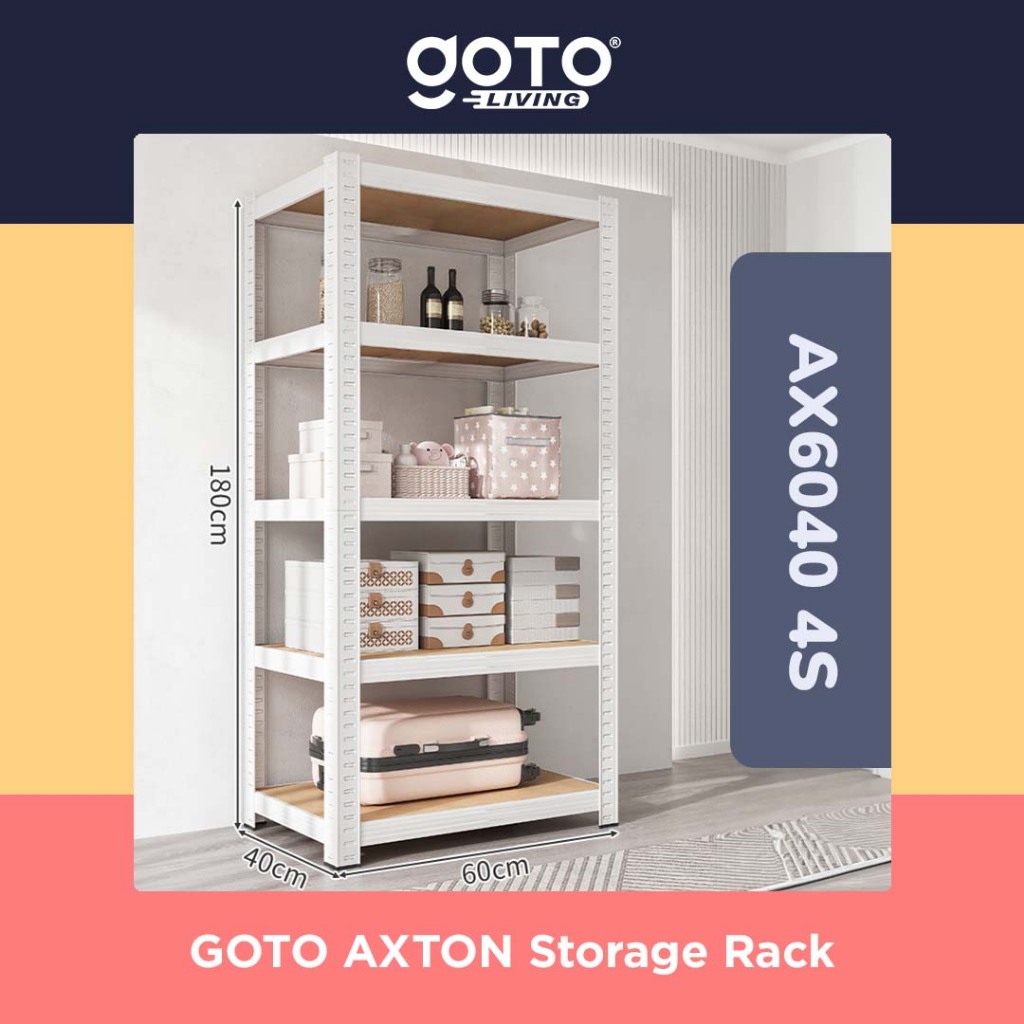 Jual Goto Axton Rak Besi Susun Siku Storage Rack Penyimpanan Serbaguna ...