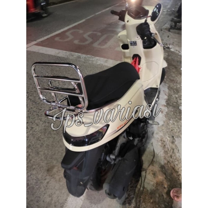 Jual back rack honda stylo 160 sandaran belakang new honda stylo 160 ...