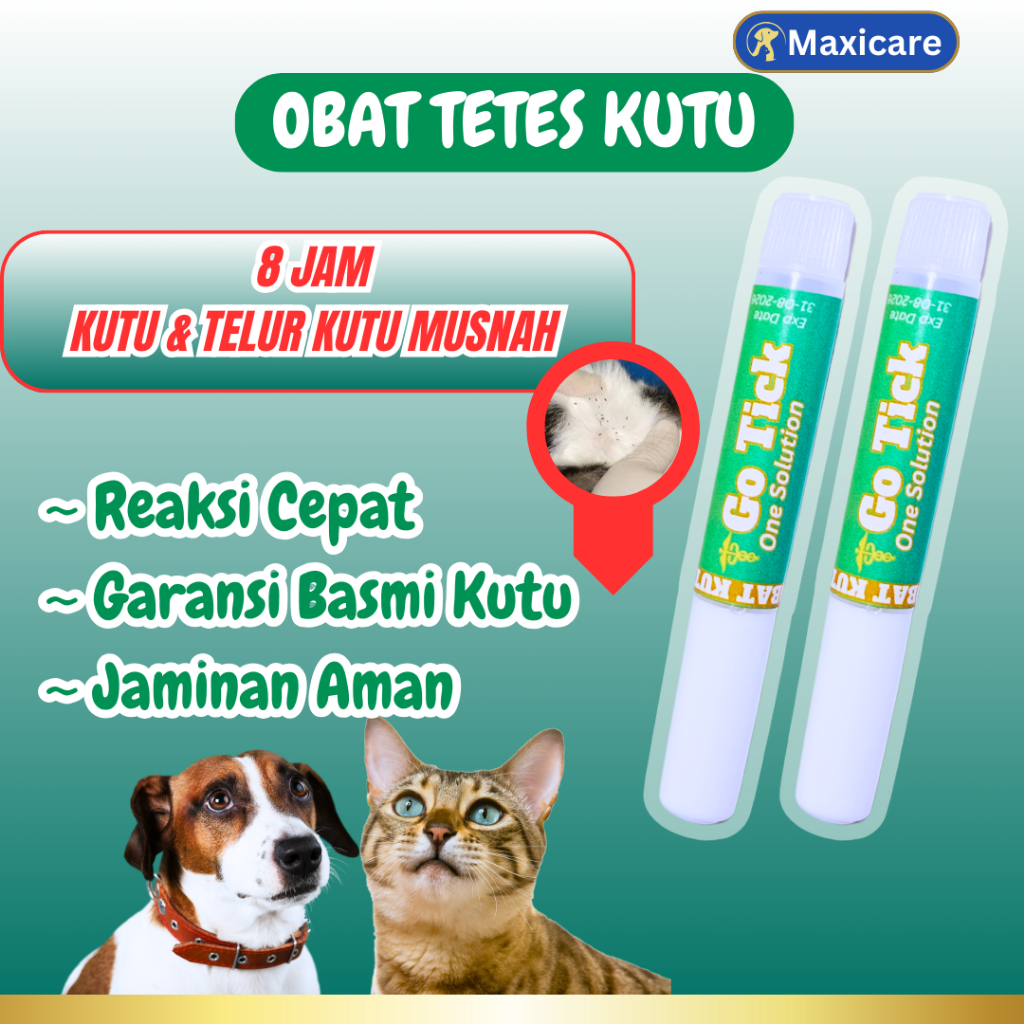 Jual Obat Tetes Kutu Kucing Anjing Pembasmi Penghilang Kutu Anti Parasit Detick Revolution