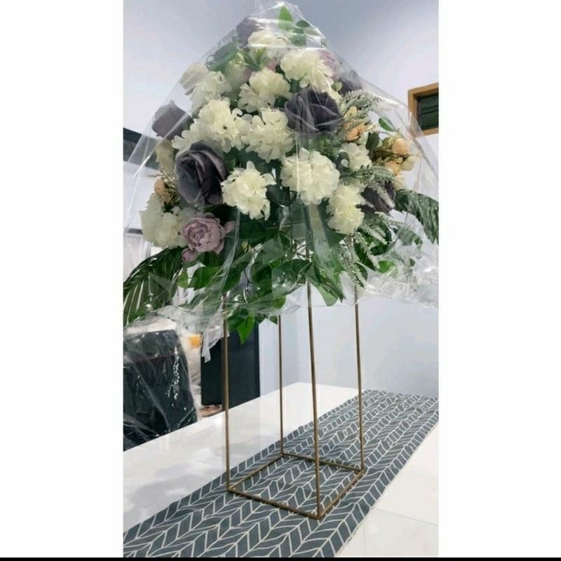 Jual Stand flower dekor/standing bunga dekor/standing bunga besi ...