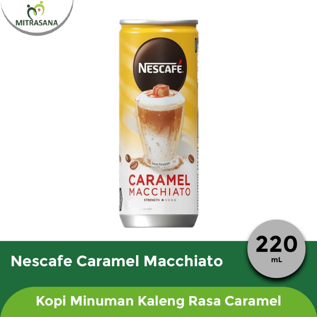 Jual NESCAFE Kopi Minuman Kaleng Rasa Caramel Can 220ml | Shopee Indonesia
