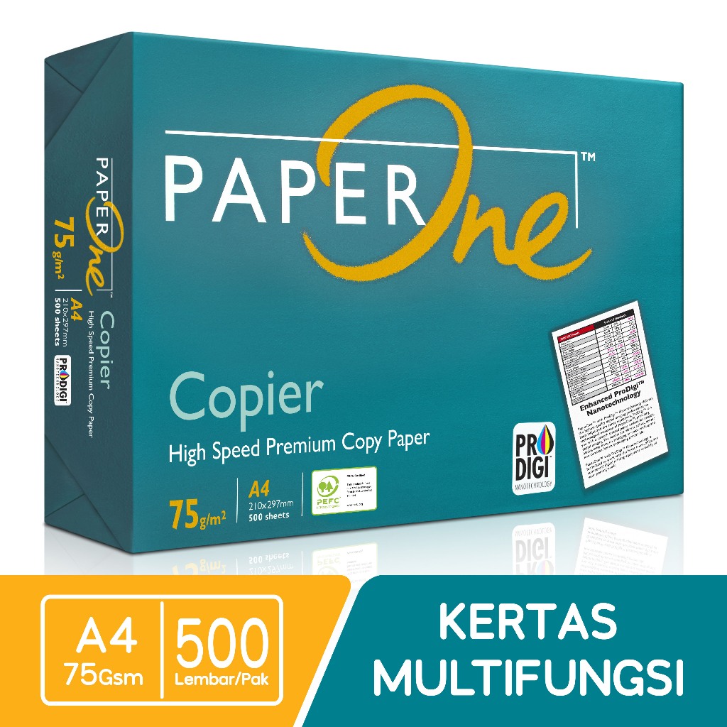 Jual Paperone Copier Kertas Hvs A4 75 Gsm 500 Lembar Shopee Indonesia