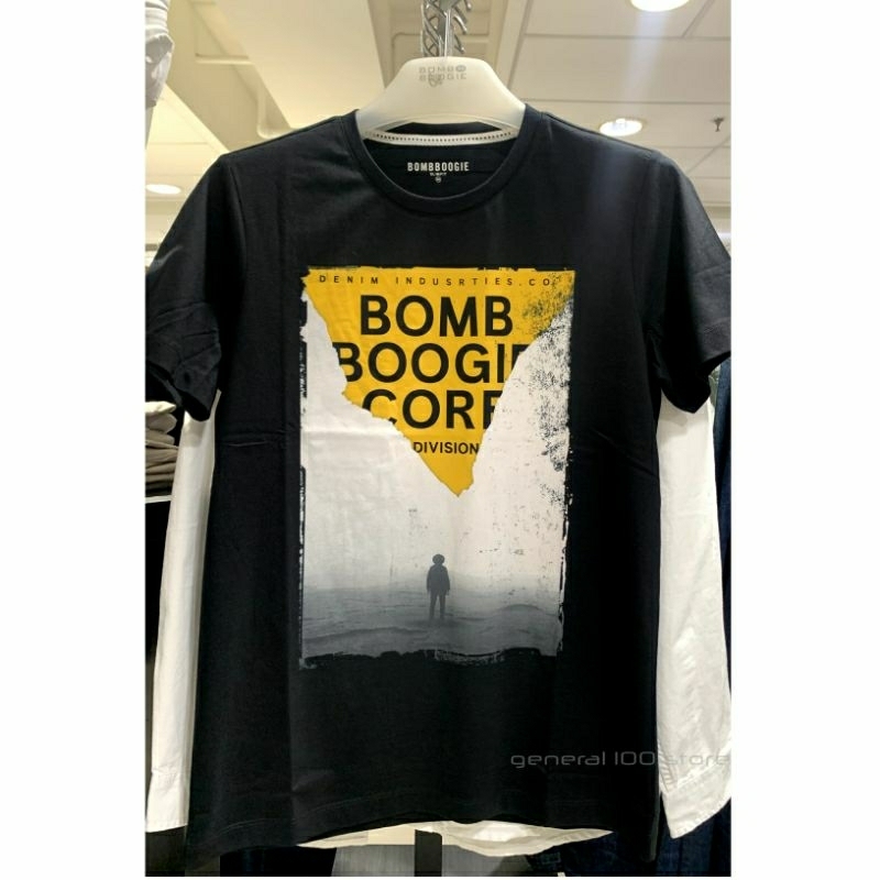 Jual BOMBBOOGIE ORIGINAL - Kaos Hitam Pria Bombboogie ( 100% Original ...