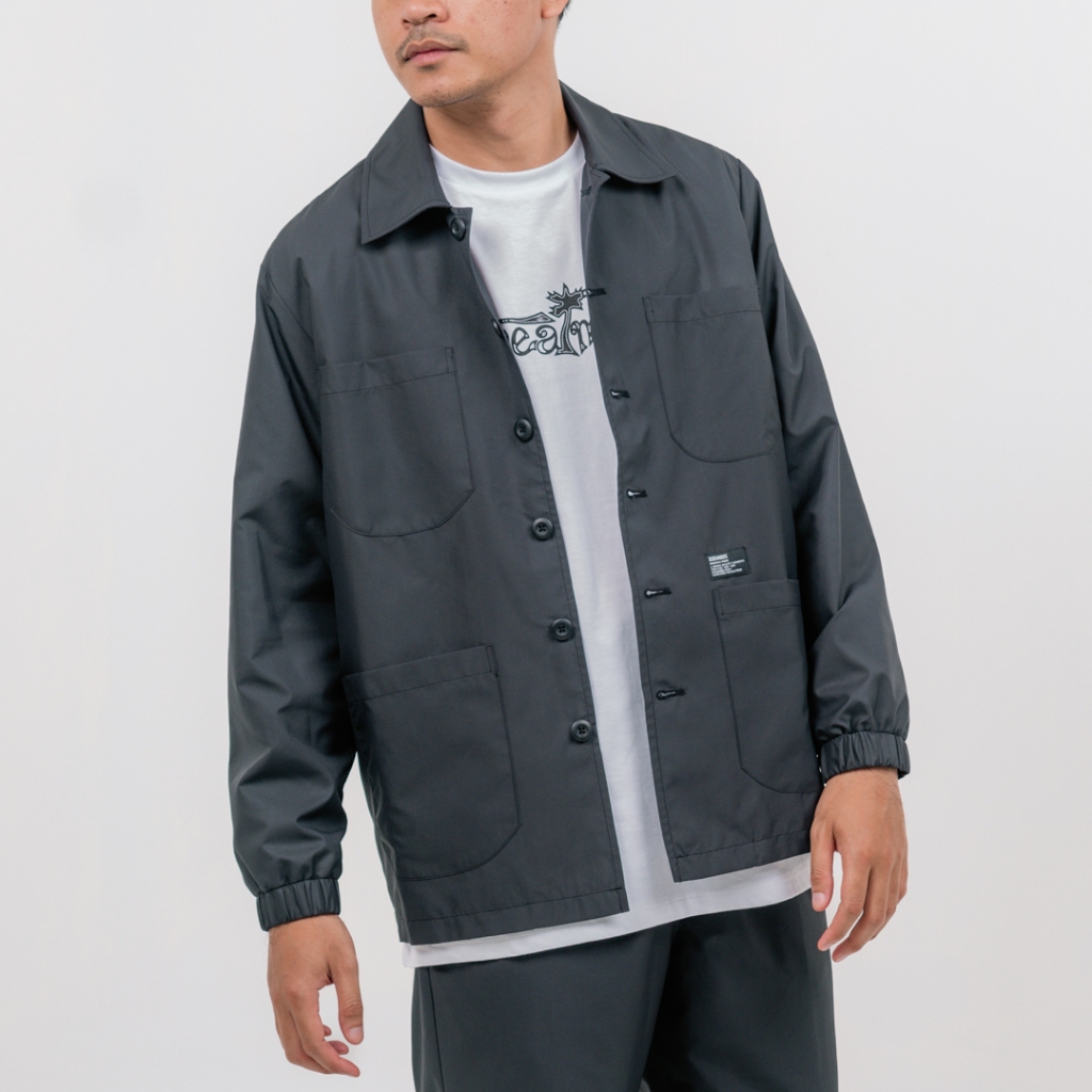 Jual Screamous WindBreaker Jacket TRAILS BLACK | Shopee Indonesia