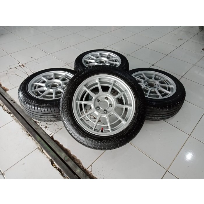 Jual VELG MOBIL SECOND BOAFEO HSR RING 16 LEBAR 7 PCD 5X100 + BAN 205 ...