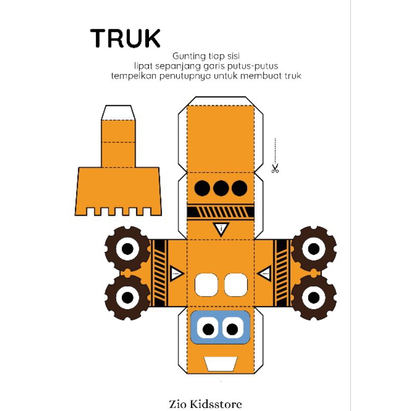 Jual MAINAN EDUKASI ANAK LEMBAR PAPERCRAFT (TRANSPORTASI) | Shopee ...