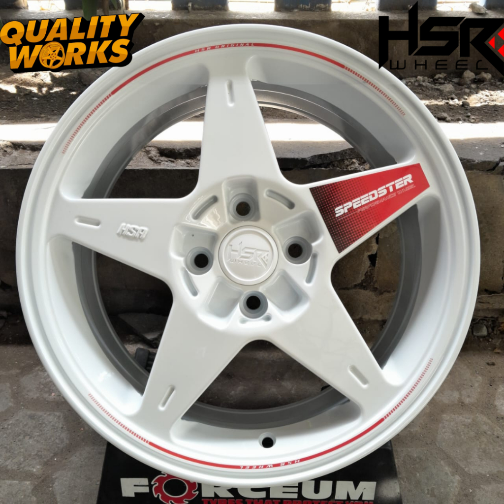 Jual Velg R15 Palang 5 warna putih untuk Brio Rs - pelek mobil HSR ...