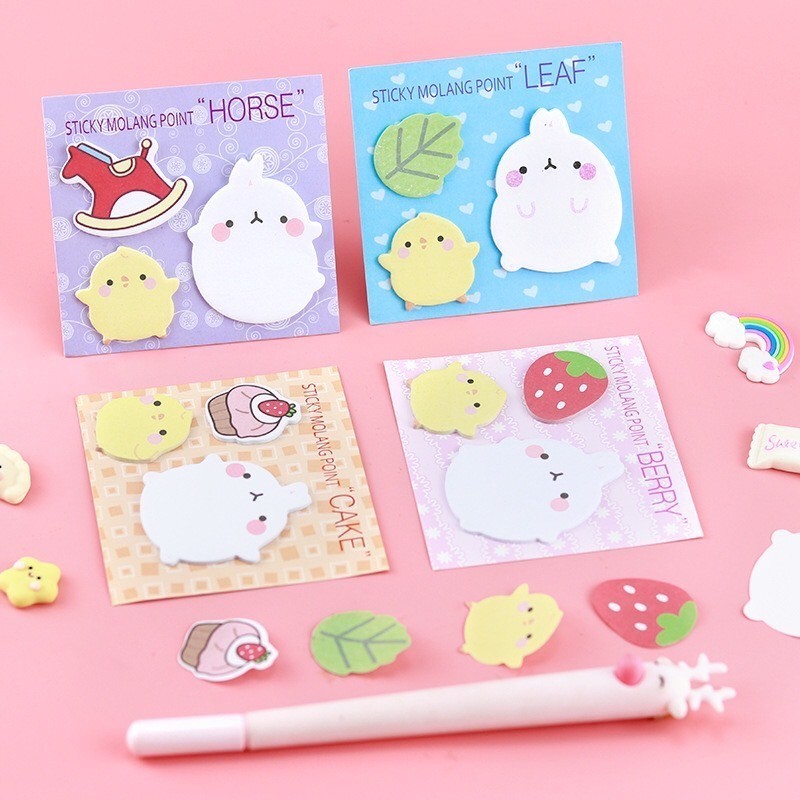 Jual MURMURE I STICKY NOTE MOLANG 3 IN 1 MEMO TEMPEL LUCU | Shopee ...