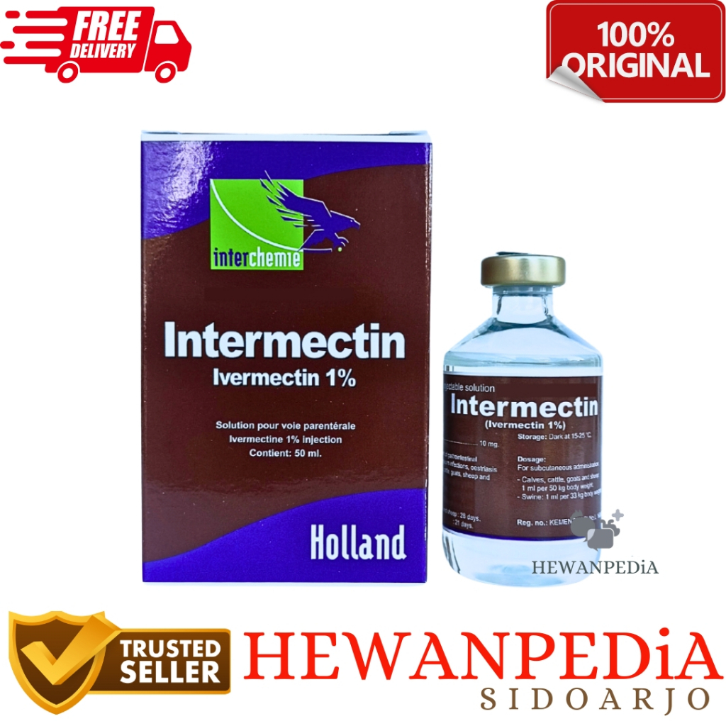 Jual INTERMECTIN 50 ml & INTERMECTIN SUPER 50 ml INJEKSI Hewanpedia ...