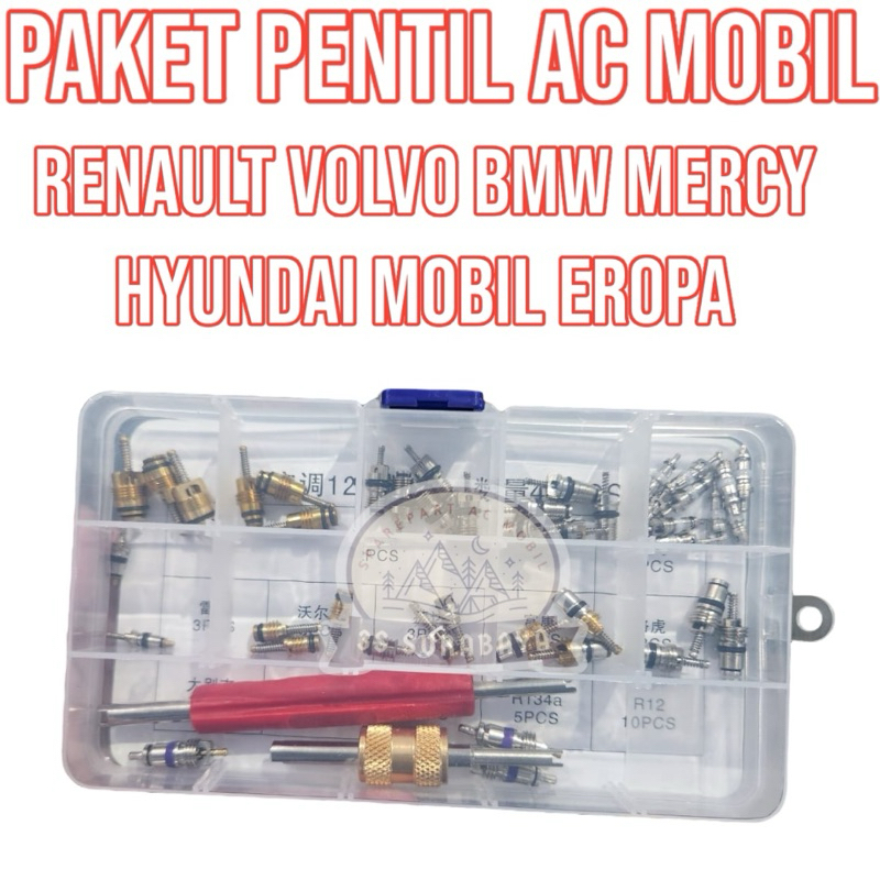 Jual Pentil Ac Mobil Lengkap 1 Set mobil Eropa Renault Volvo Mercy Bmw ...