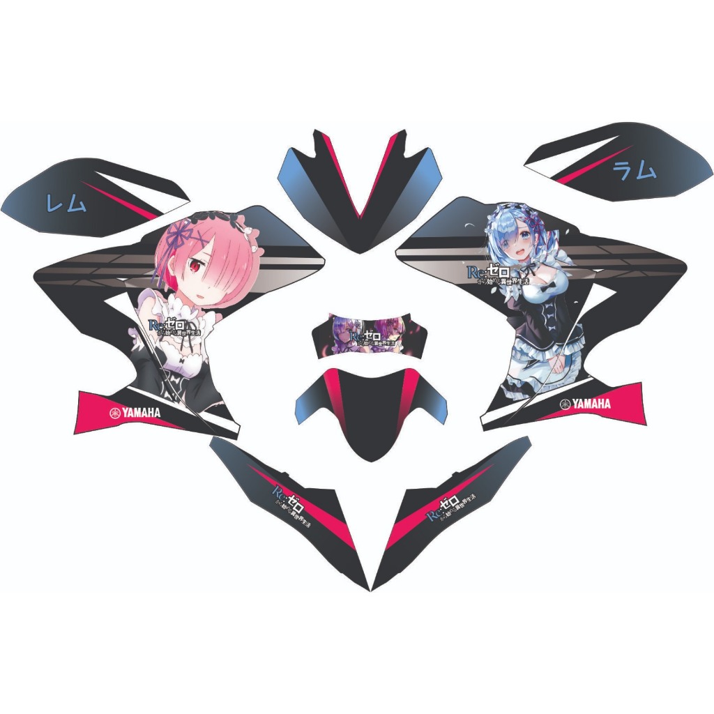 Jual DECAL R25 FULLBODY EDISI RAM REM RE ZERO | Shopee Indonesia