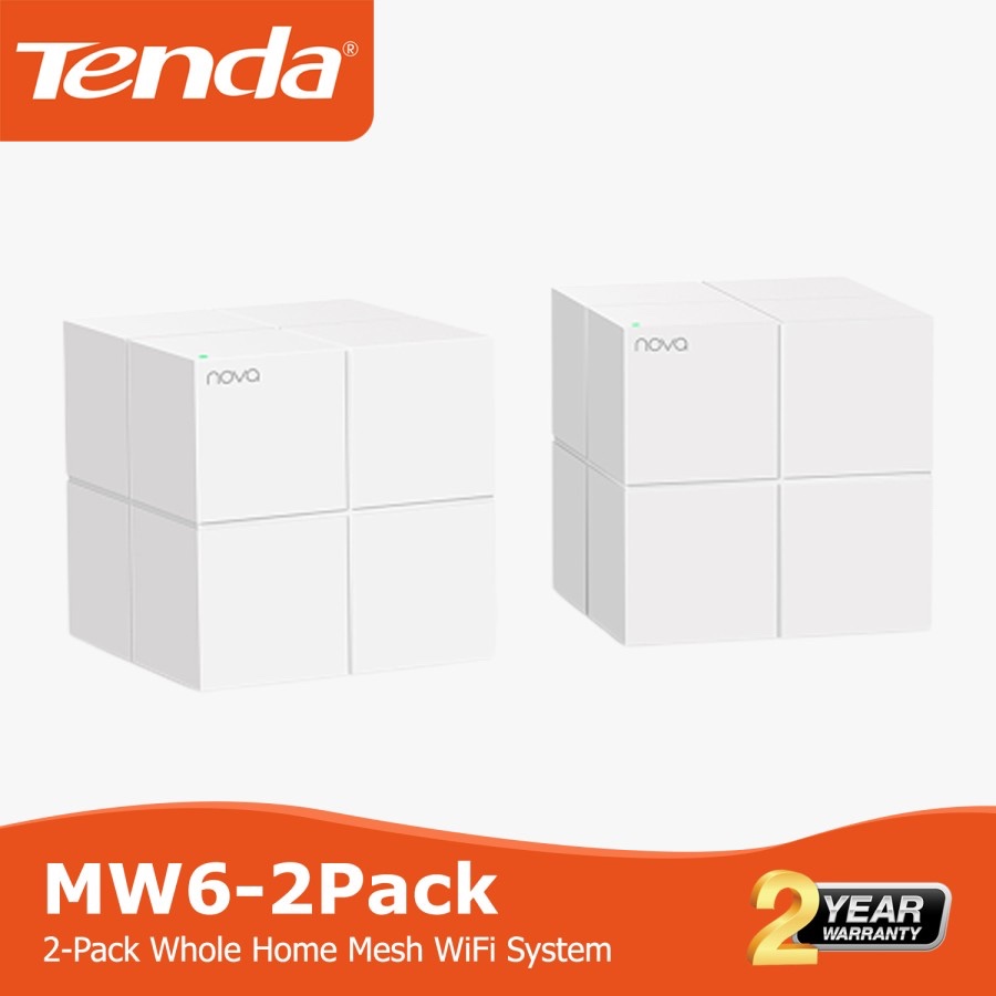 Jual Tenda Nova MW6 ( 2 set ) - Whole Home Mesh WiFi System | Shopee ...
